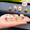 Mèo Thần Tài Trang Trí Chậu Cây Thu Hút Tài Lộc